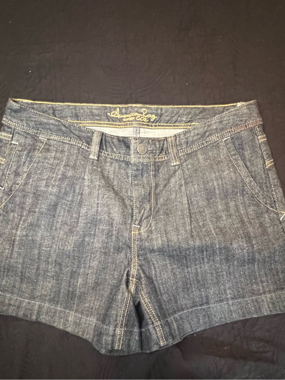 American Rag Ladies Dark Blue Denim Shorts